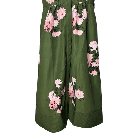 Tuckernuck | NEW Olive and Pressed Powder Floral Chloe Maxi Dress Size M - Picture 7 of 11